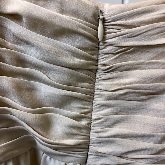 BHLDN Quillaree Couplet Silk Wedding Dress - Picture 5 of 8